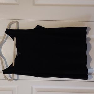 Eileen Fisher Sleeveless Black Silk Top